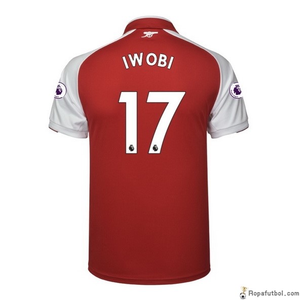 Camiseta Arsenal Replica Primera Ropa Iwobi 2017/18